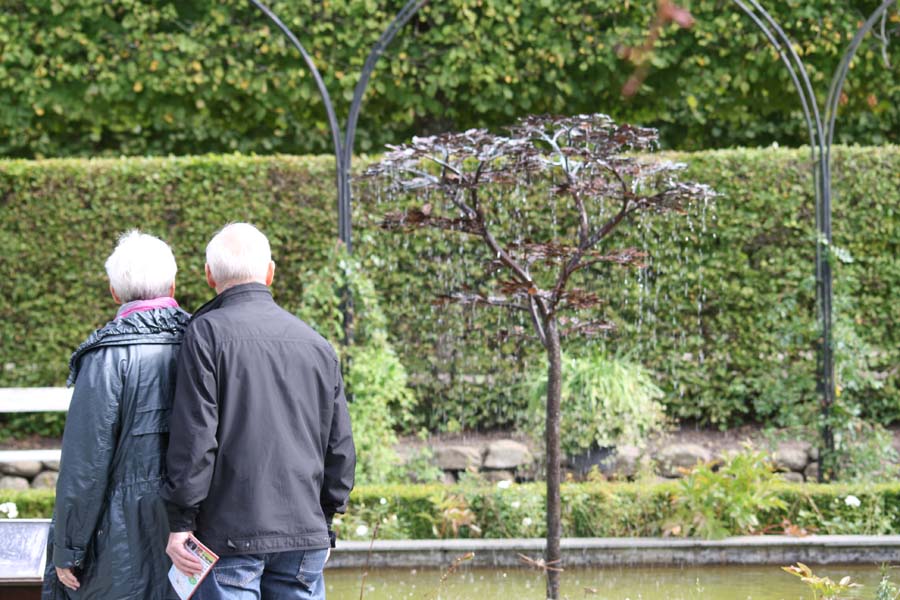 Springvandet var meget populært da det var udstillet på Egeskov