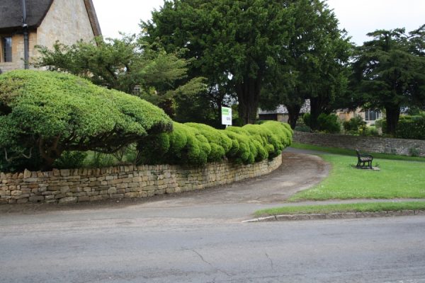 Boblehækken Chipping Campden, set fra gaden, Sheepstreet