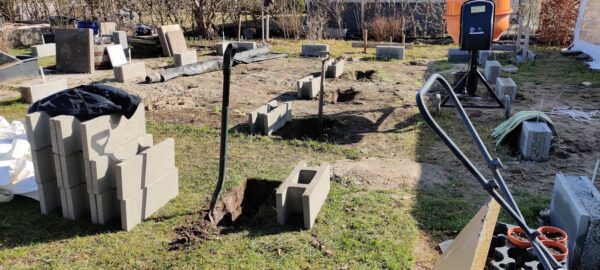 Aktiv påskeferie - Ekstra punktfundamenter laves _ aktiv påskeferie
