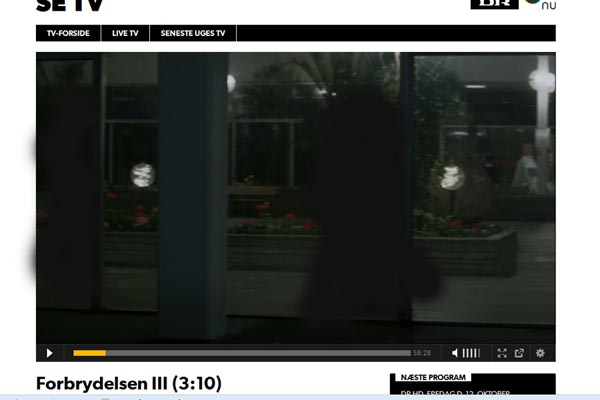 Estella sortmalet udendørslampe med i Forbrydelsen 3, på tilbud til k. 1999,- så længe lager haves