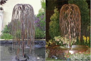 Trækronene på kobberhængepilen