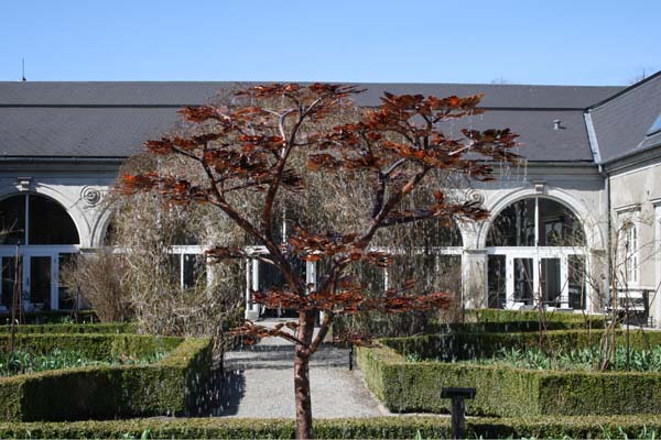 Titania set fra buen mod restauranten på Egeskov Slot